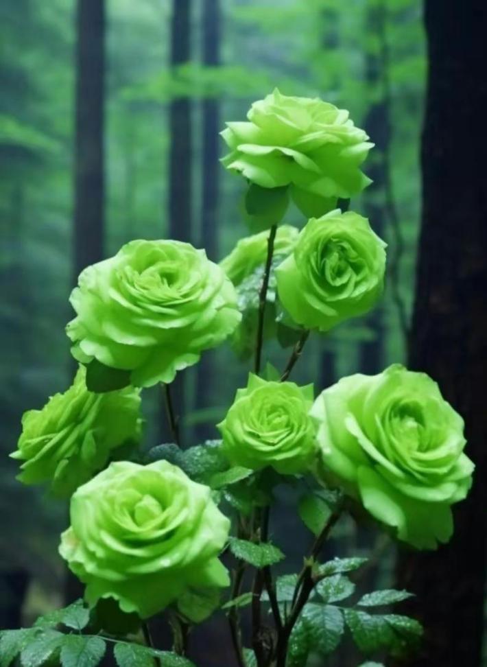 绿色玫瑰花语有什么特别含义？