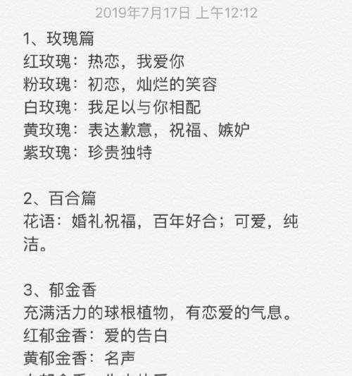 情侣花语有哪些祝福含义？