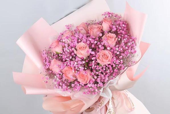 粉色表示表白的花语是什么？粉色花束在表白中代表什么？