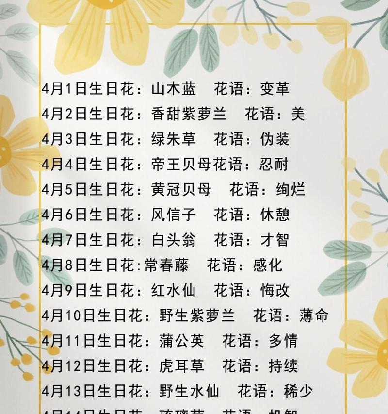循环在花语中通常如何表达？哪种花代表了循环的概念？
