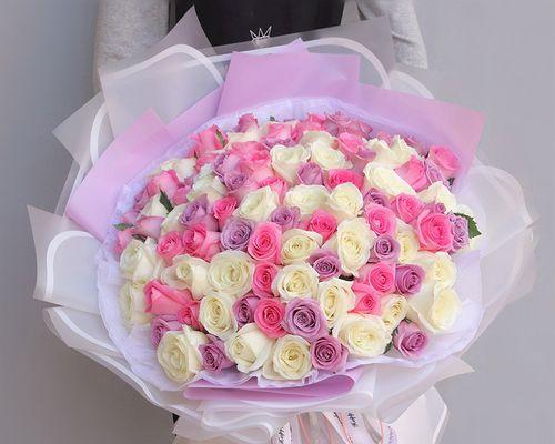 99朵玫瑰花的不同颜色代表了什么？它们的花语是什么？