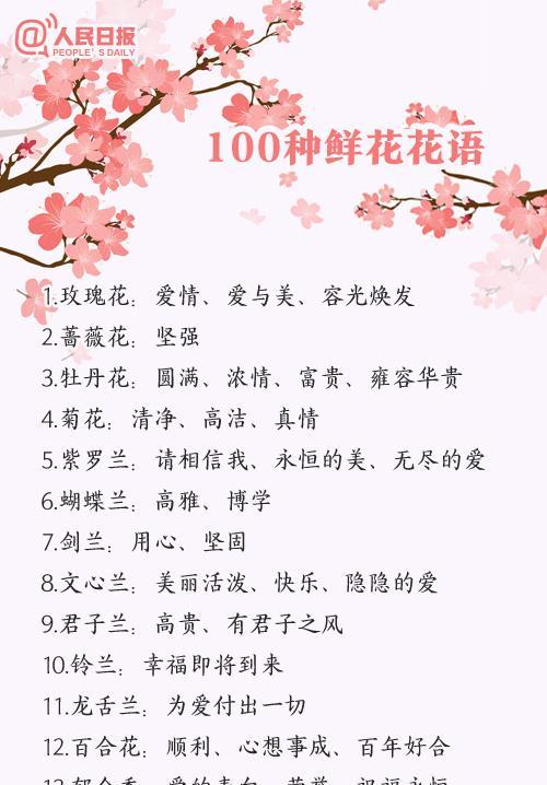 初见鲜花时的花语和寓意是什么？