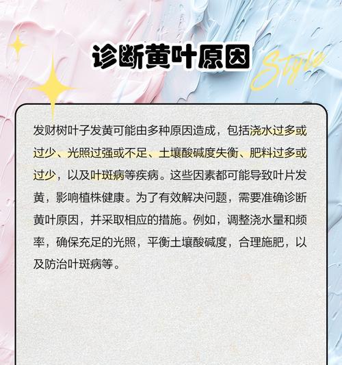 大树叶子发黄的常见处理方法？