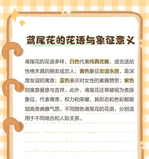 不同颜色的花各自代表什么含义？它们在花语中分别象征着什么？