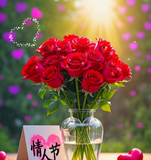 情人节送玫瑰花的花语是什么？