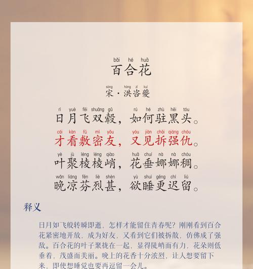中秋节送百合花有什么寓意？