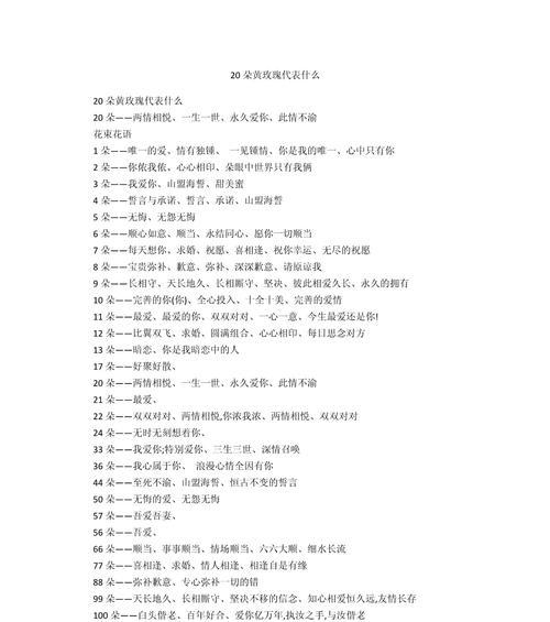 黄色花的含义是什么？它代表了哪些花语？